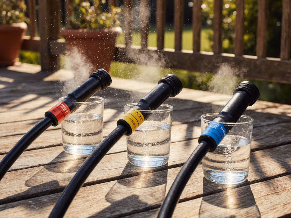 Garden Hose Color & Water Temperature Control