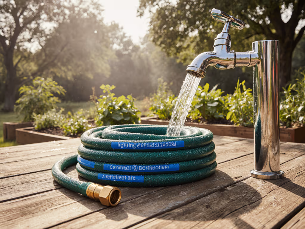Certified Water-Safe Professional Garden Hoses: Light & Leak-Proof