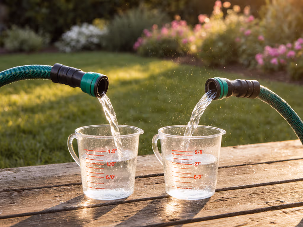 1/2 Inch vs 5/8 Inch Garden Hose Flow Rate Comparison