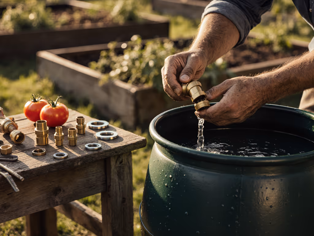 Fix Rain Barrel Hose Leaks: Perfect Connections Every Time