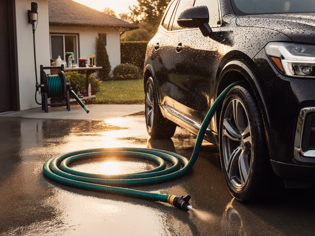 Best Kink-Free Garden Hose for Vehicle Detailing