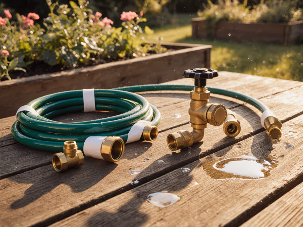 Simple DIY Garden Watering System Without Leaks