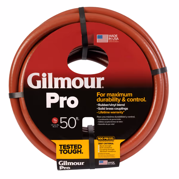 GILMOUR Pro Commercial 3/4" x 50' Heavy Duty Hose