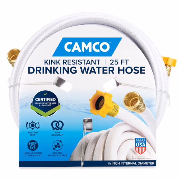 Camco TastePURE 25-Ft RV Drinking Water Hose