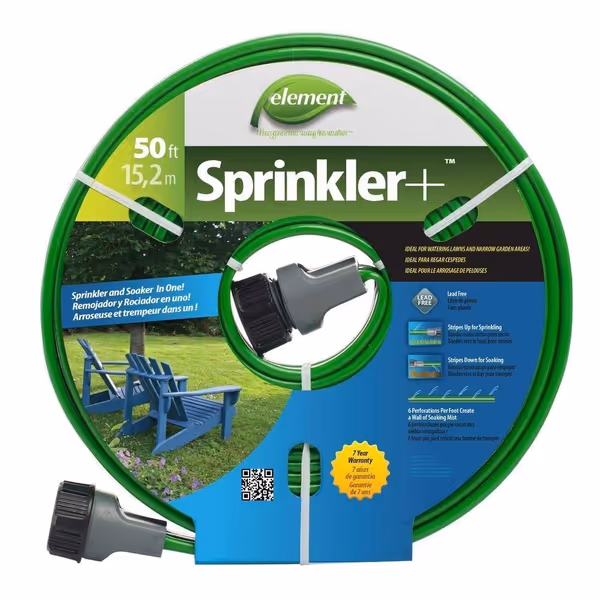 SWAN Products Element Sprinkler Soaker Hose 50'